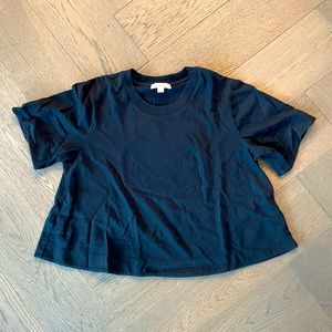 Aritzia Wilfred ss a line cropped tee